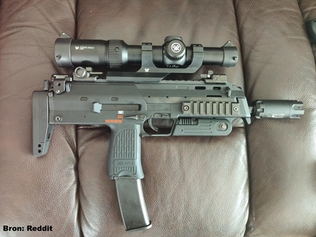 Met een MP7 als DMR voorwaarts